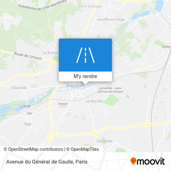 Avenue du Général de Gaulle plan