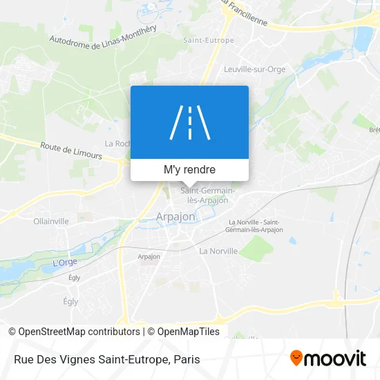 Rue Des Vignes Saint-Eutrope plan