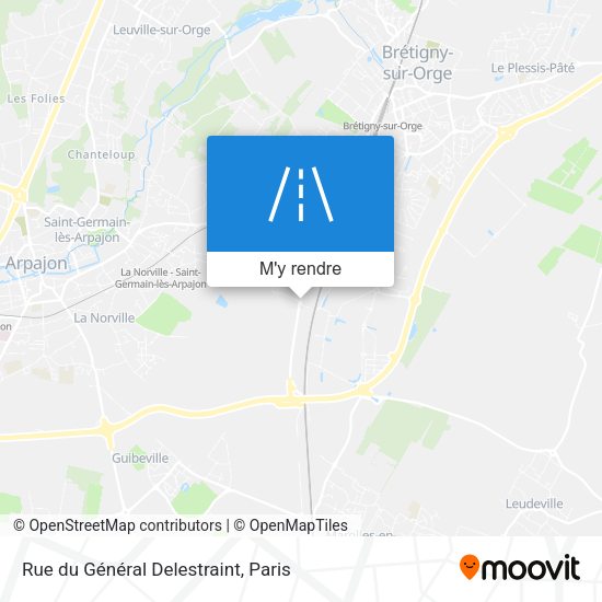 Rue du Général Delestraint plan