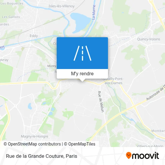 Rue de la Grande Couture plan