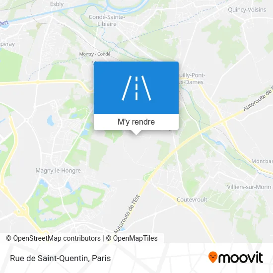 Rue de Saint-Quentin plan