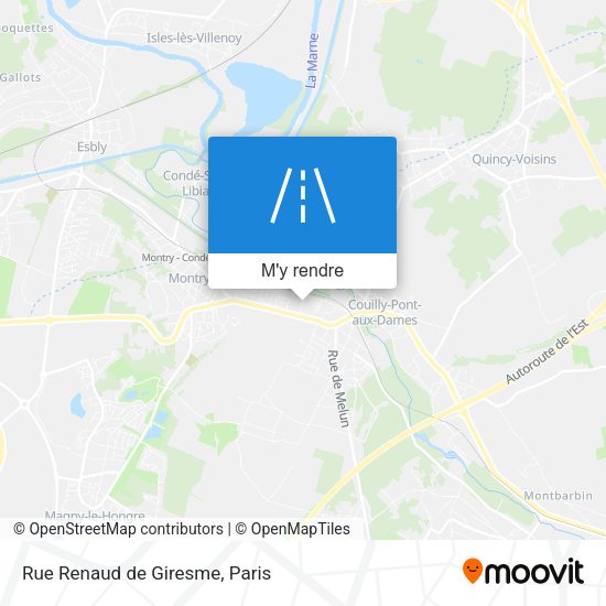 Rue Renaud de Giresme plan