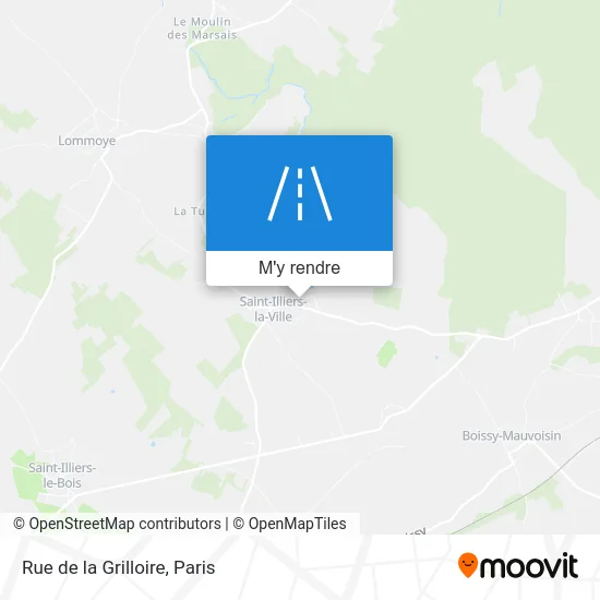 Rue de la Grilloire plan