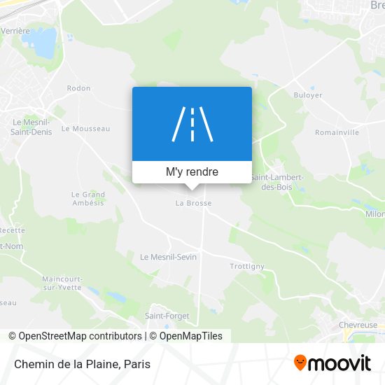 Chemin de la Plaine plan