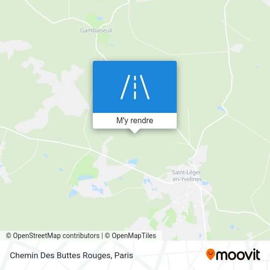 Chemin Des Buttes Rouges plan