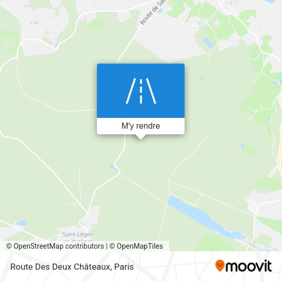 Route Des Deux Châteaux plan