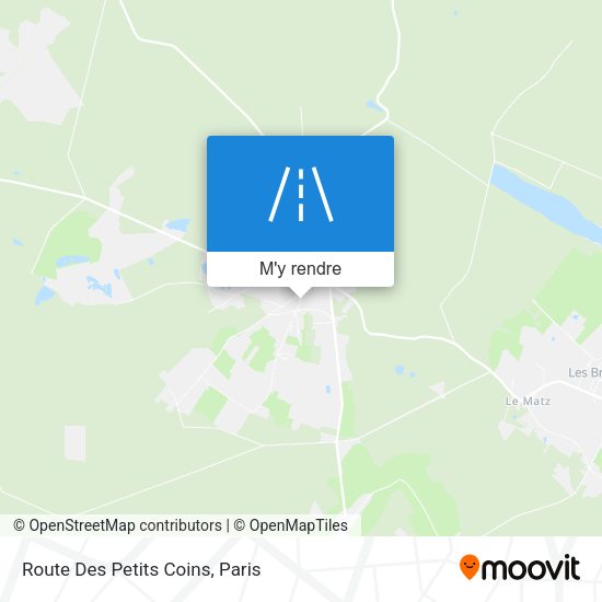 Route Des Petits Coins plan