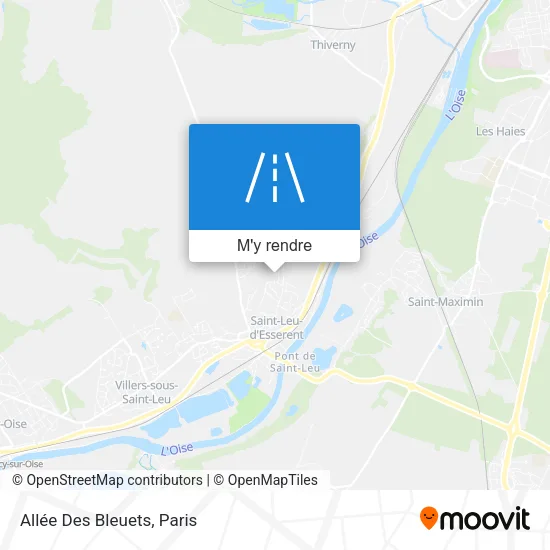 Allée Des Bleuets plan