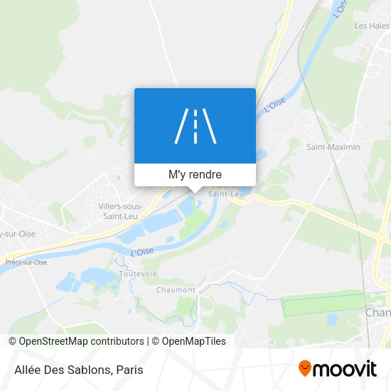 Allée Des Sablons plan