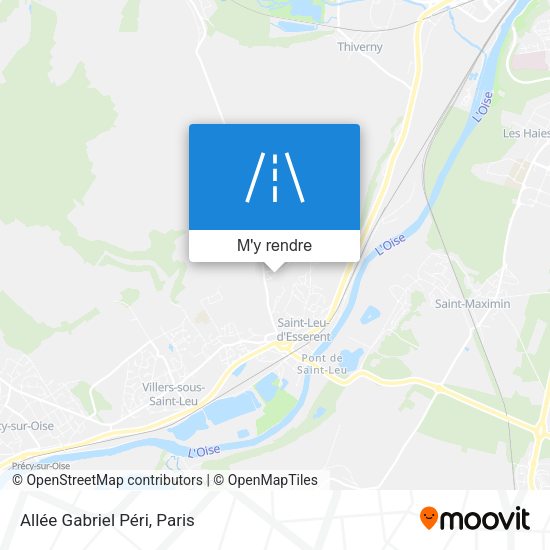 Allée Gabriel Péri plan