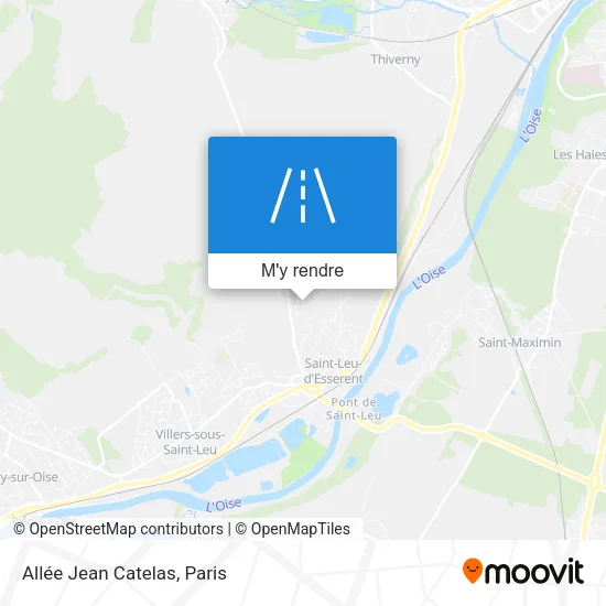 Allée Jean Catelas plan