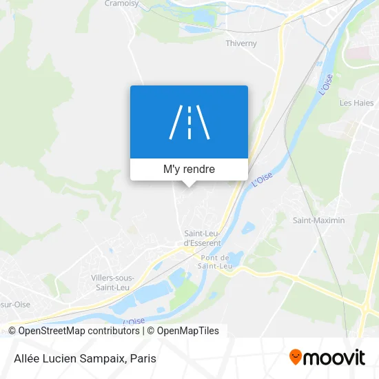 Allée Lucien Sampaix plan