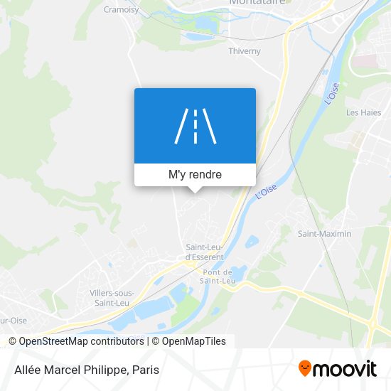 Allée Marcel Philippe plan