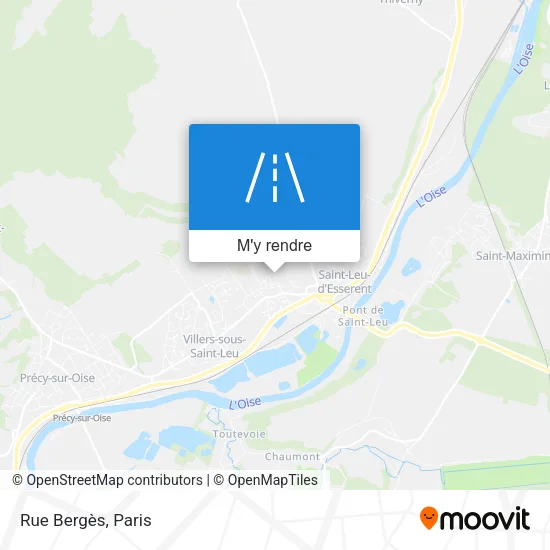 Rue Bergès plan