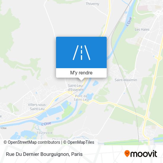 Rue Du Dernier Bourguignon plan