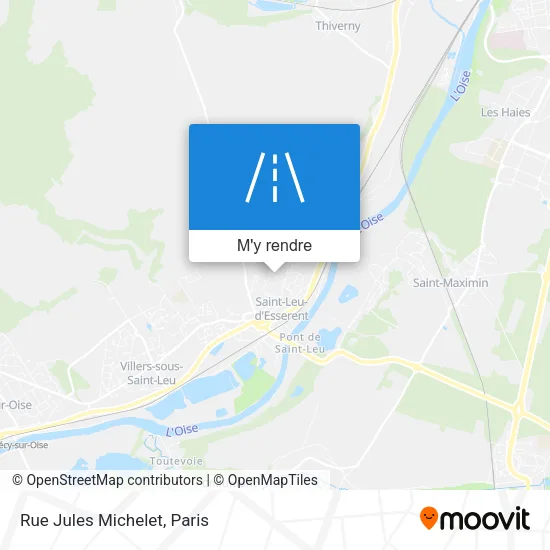 Rue Jules Michelet plan