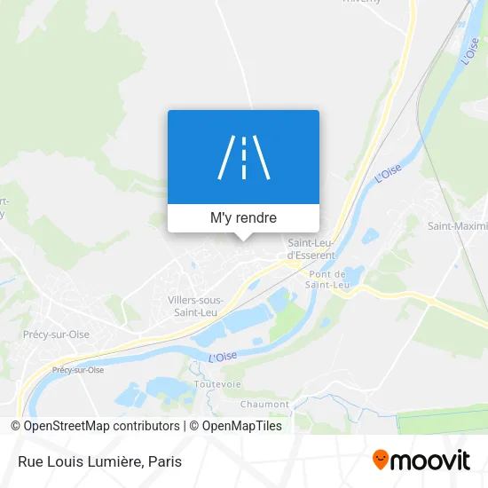 Rue Louis Lumière plan
