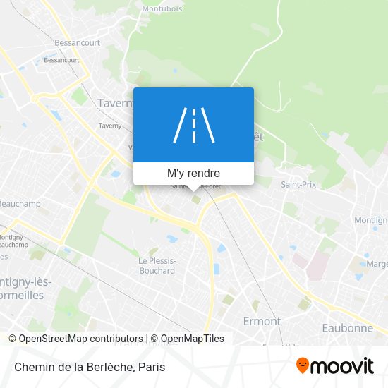 Chemin de la Berlèche plan