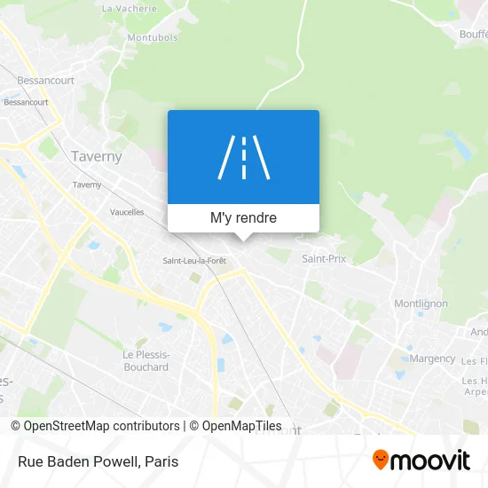 Rue Baden Powell plan