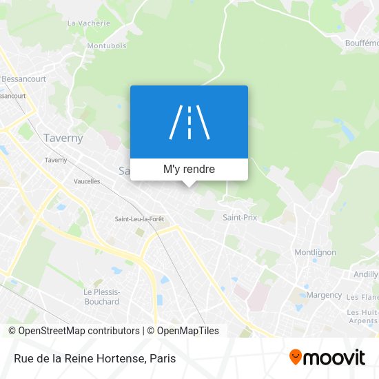 Rue de la Reine Hortense plan