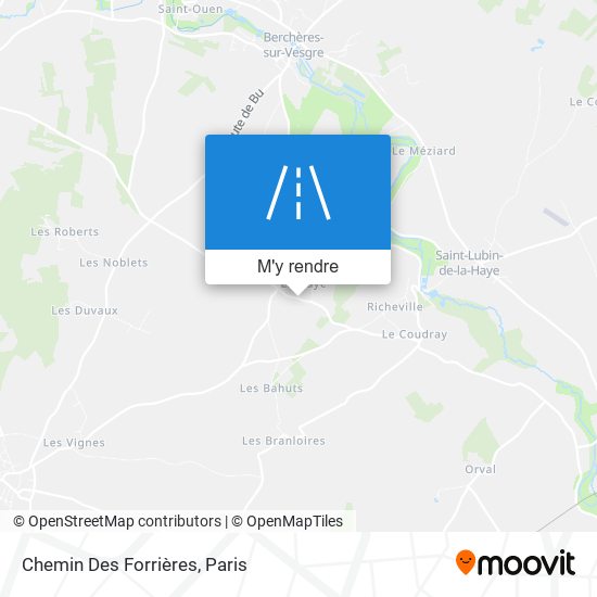 Chemin Des Forrières plan