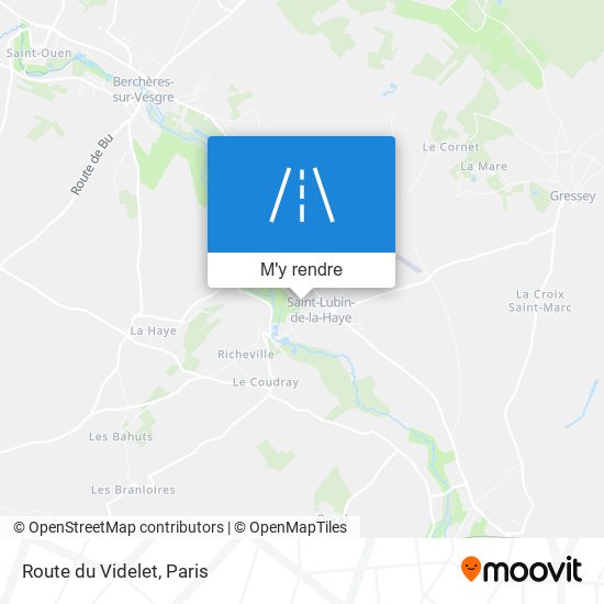 Route du Videlet plan