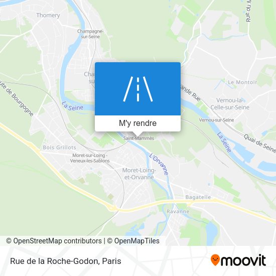 Rue de la Roche-Godon plan