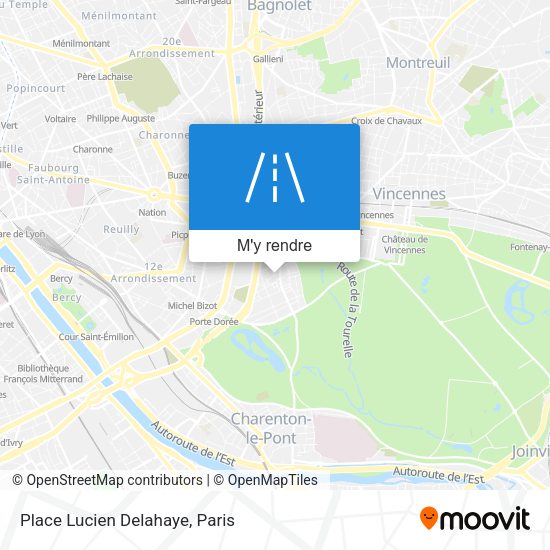 Place Lucien Delahaye plan