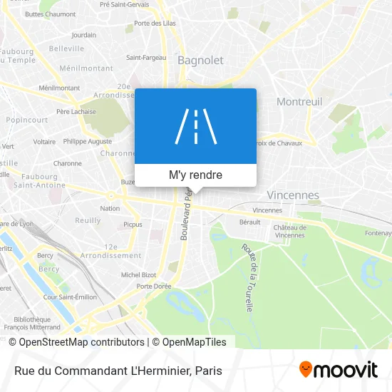 Rue du Commandant L'Herminier plan