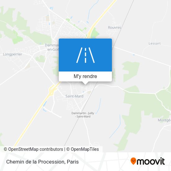 Chemin de la Procession plan
