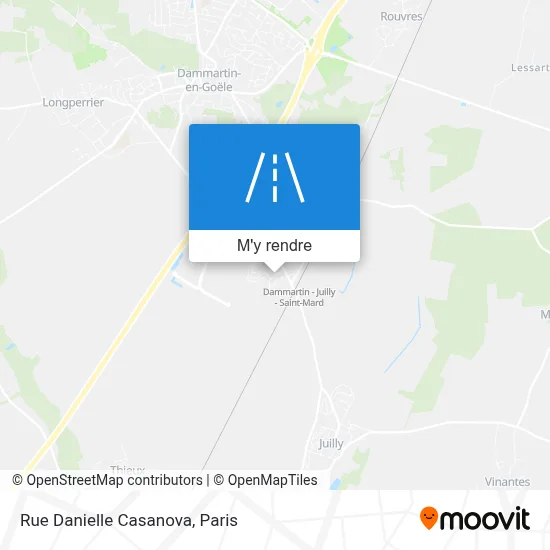 Rue Danielle Casanova plan