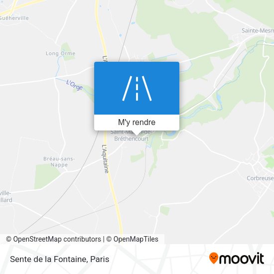 Sente de la Fontaine plan