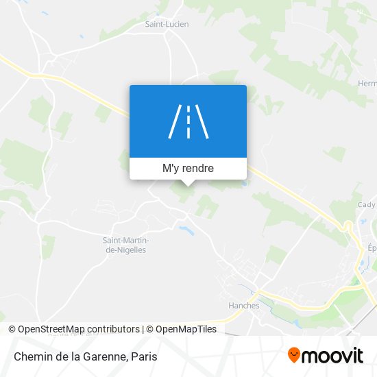 Chemin De La Garenne plan