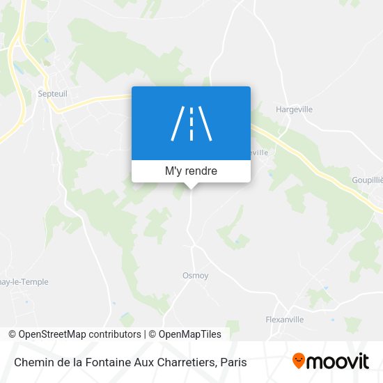Chemin de la Fontaine Aux Charretiers plan