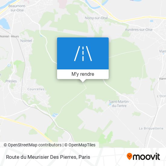Route Du Meurisier Des Pierres plan