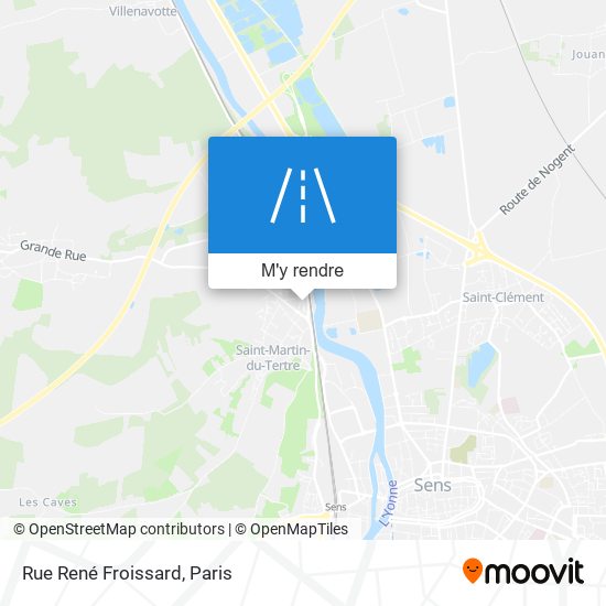 Rue René Froissard plan