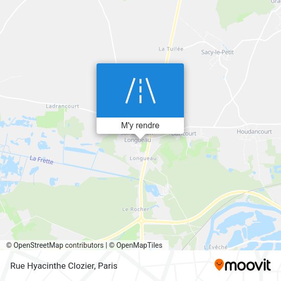Rue Hyacinthe Clozier plan