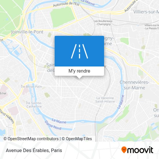 Avenue Des Érables plan
