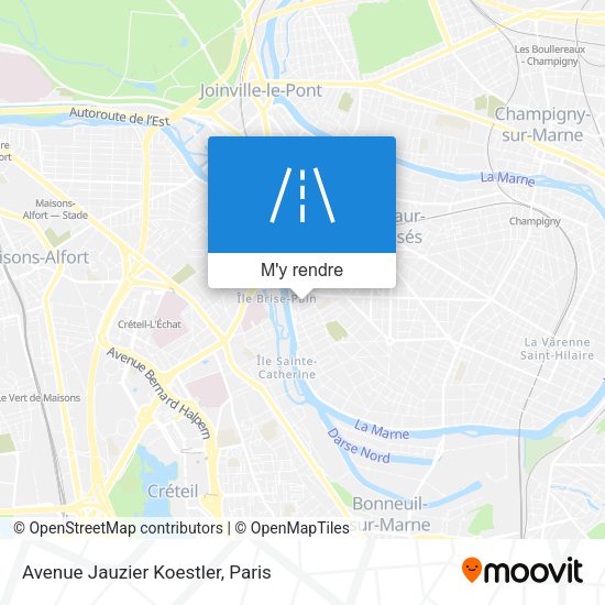 Avenue Jauzier Koestler plan