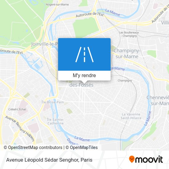 Avenue Léopold Sédar Senghor plan