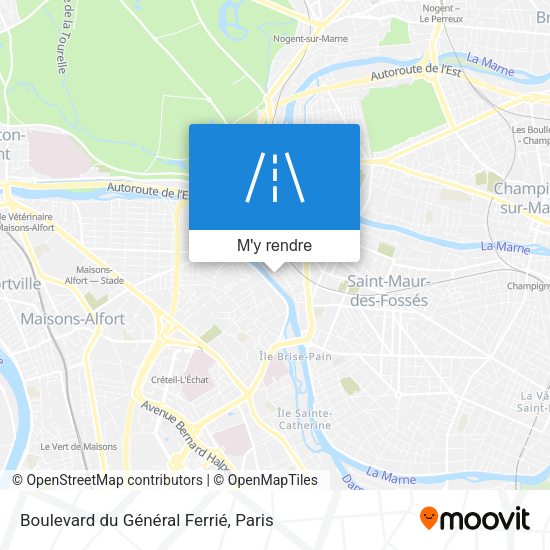 Boulevard du Général Ferrié plan