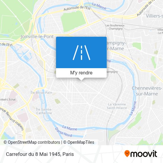 Carrefour du 8 Mai 1945 plan