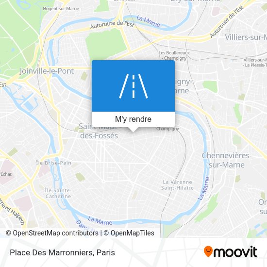 Place Des Marronniers plan