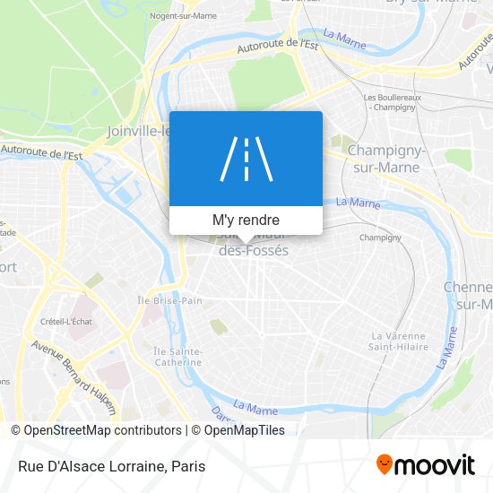 Rue D'Alsace Lorraine plan