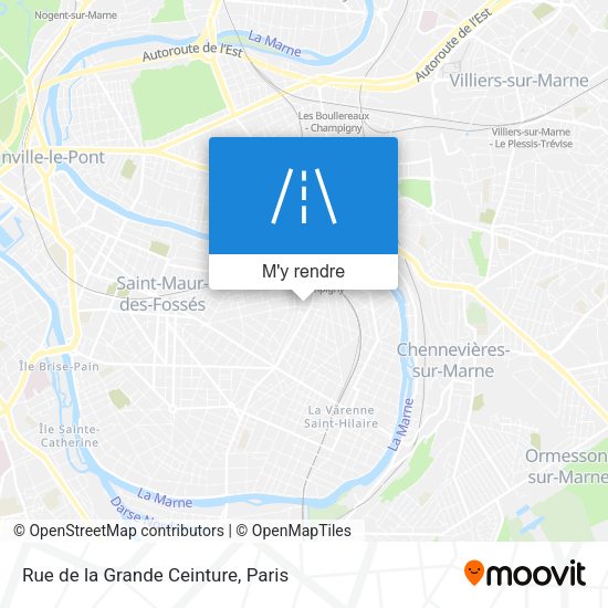 Rue de la Grande Ceinture plan