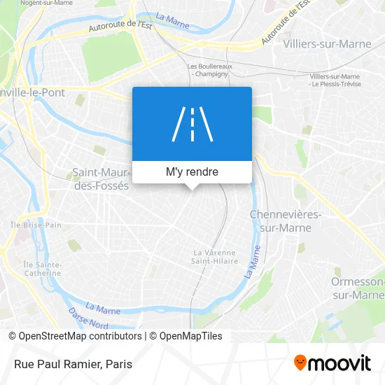 Rue Paul Ramier plan