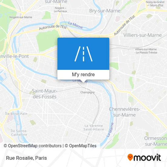 Rue Rosalie plan