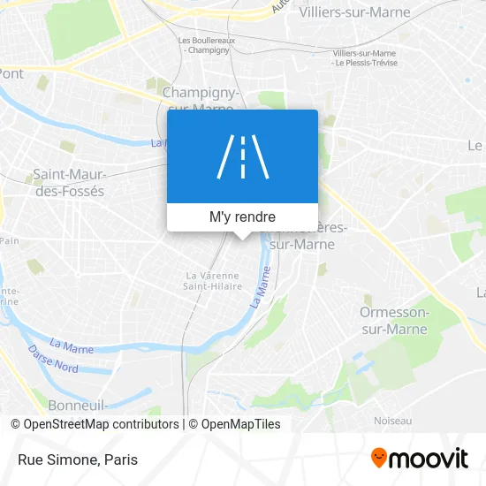 Rue Simone plan