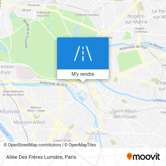 Allée Des Frères Lumière plan
