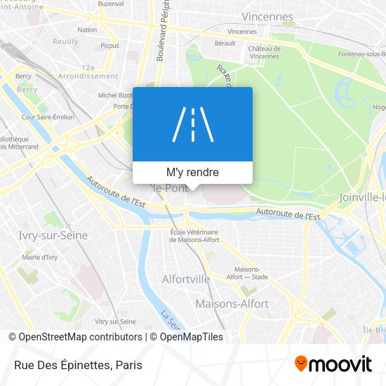 Rue Des Épinettes plan